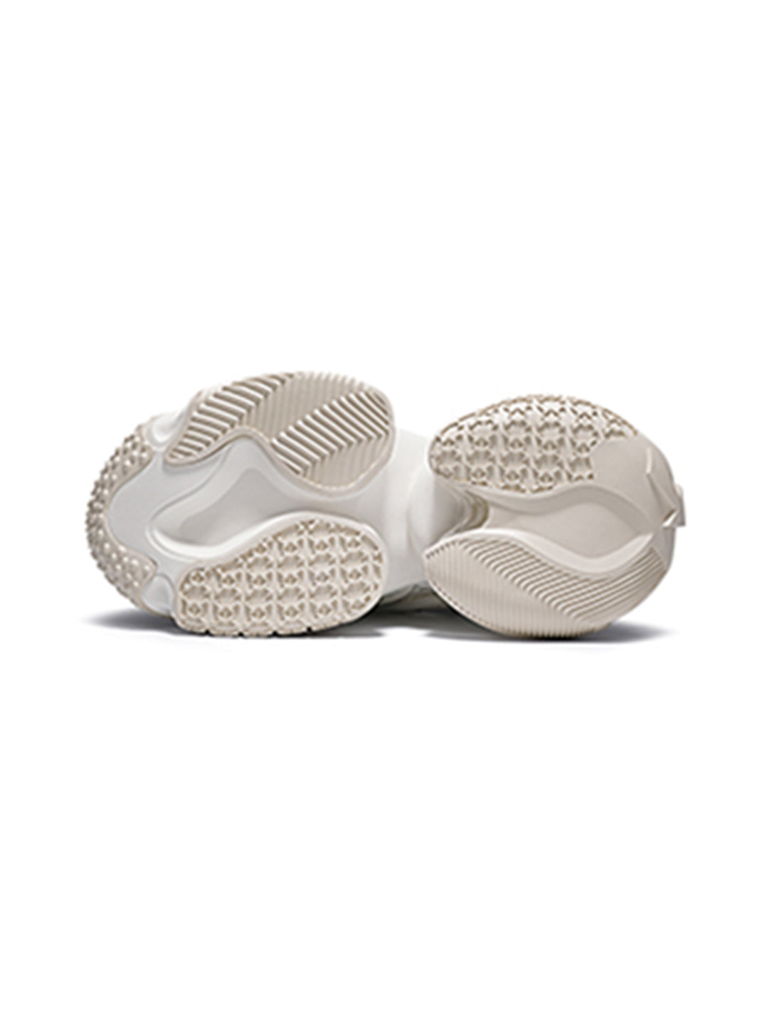 Beige Vortex Mesh Platform Sneakers - Skipkicks