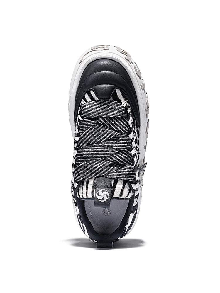 Leopard Animal-World Chunky Skate Sneakers - Skipkicks