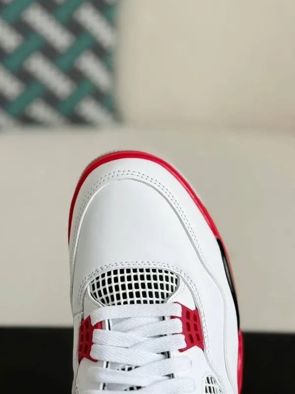 Air Jordan 4 Retro Sneakers – Fire Red Edition