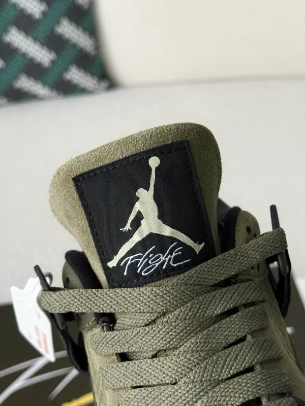 Air Jordan 4 Retro Sneakers - Elevate Your Style with Medium Olive