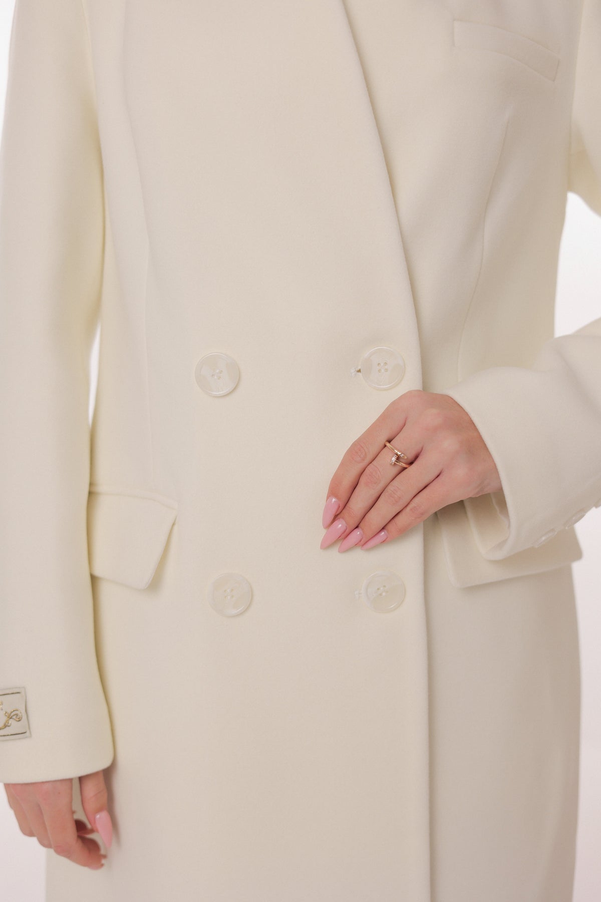 Amelia Longline Cashmere Blend Coat