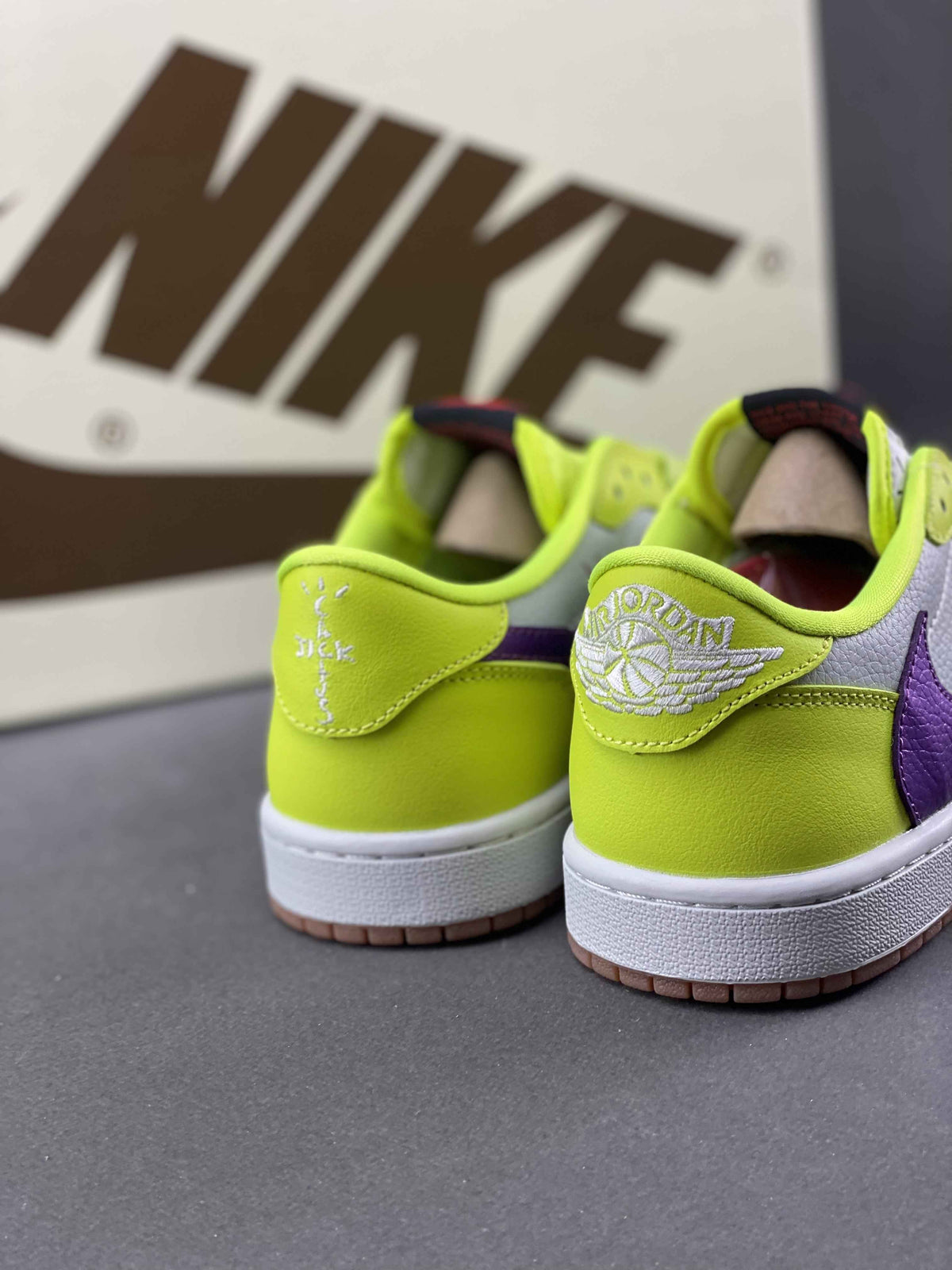 Custom Air Jordan 1 x Travis Scott Reverse Mocha DM7866-666 SneakerNational