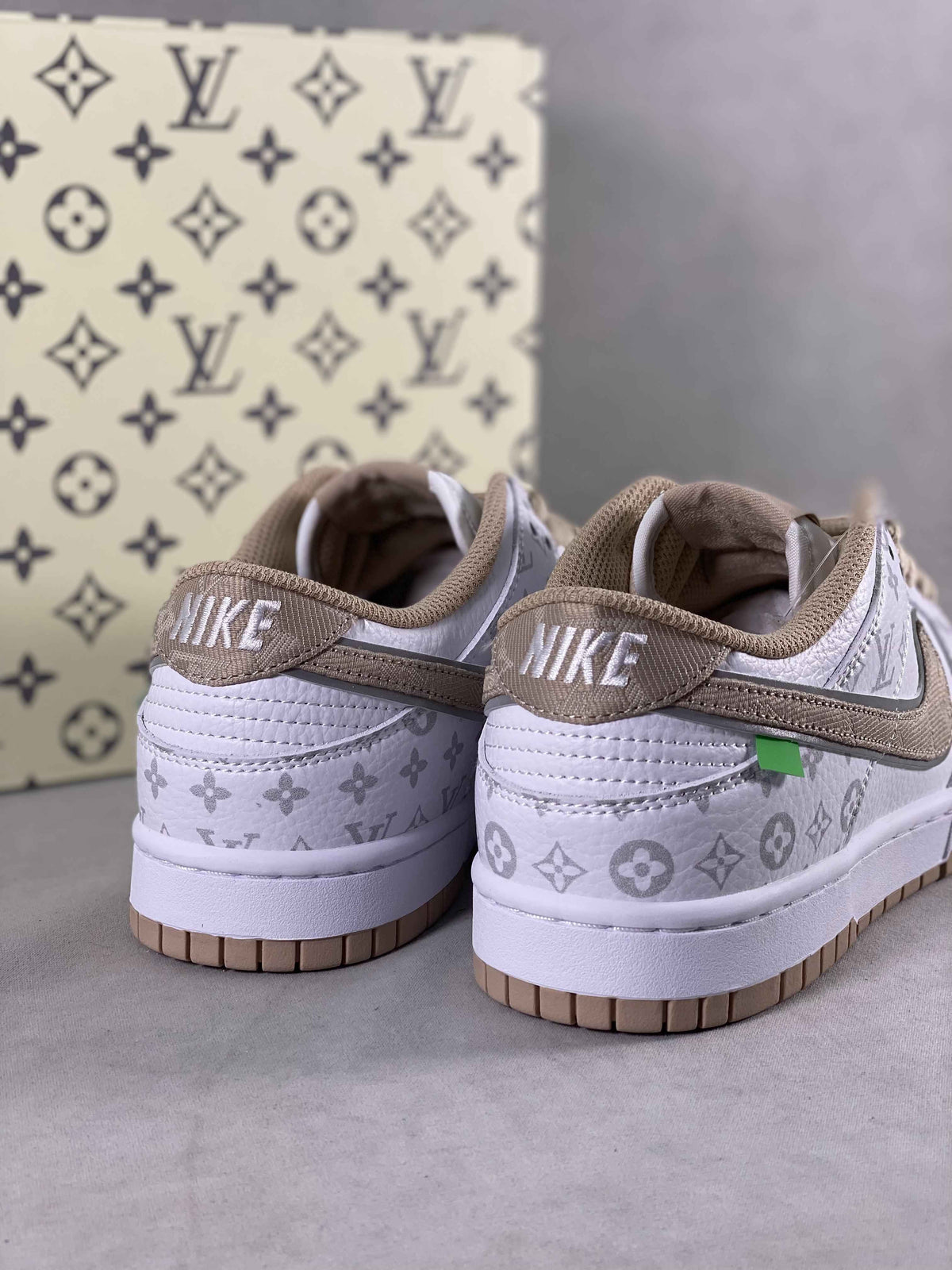 Custom SB Dunk Low x Monogram LV0526 596 SneakerNational