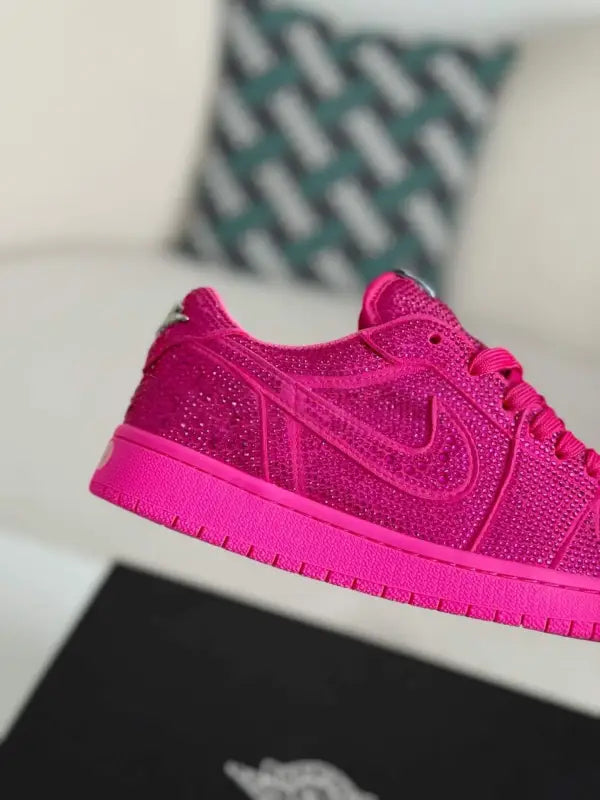 Air Jordan 1 Low: Pink Pop Hot Pink – Dazzling Style Reimagined