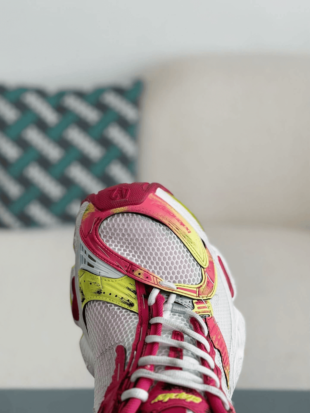 Balenciaga 10XL Sneaker – White, Pink & Yellow CUSTOM