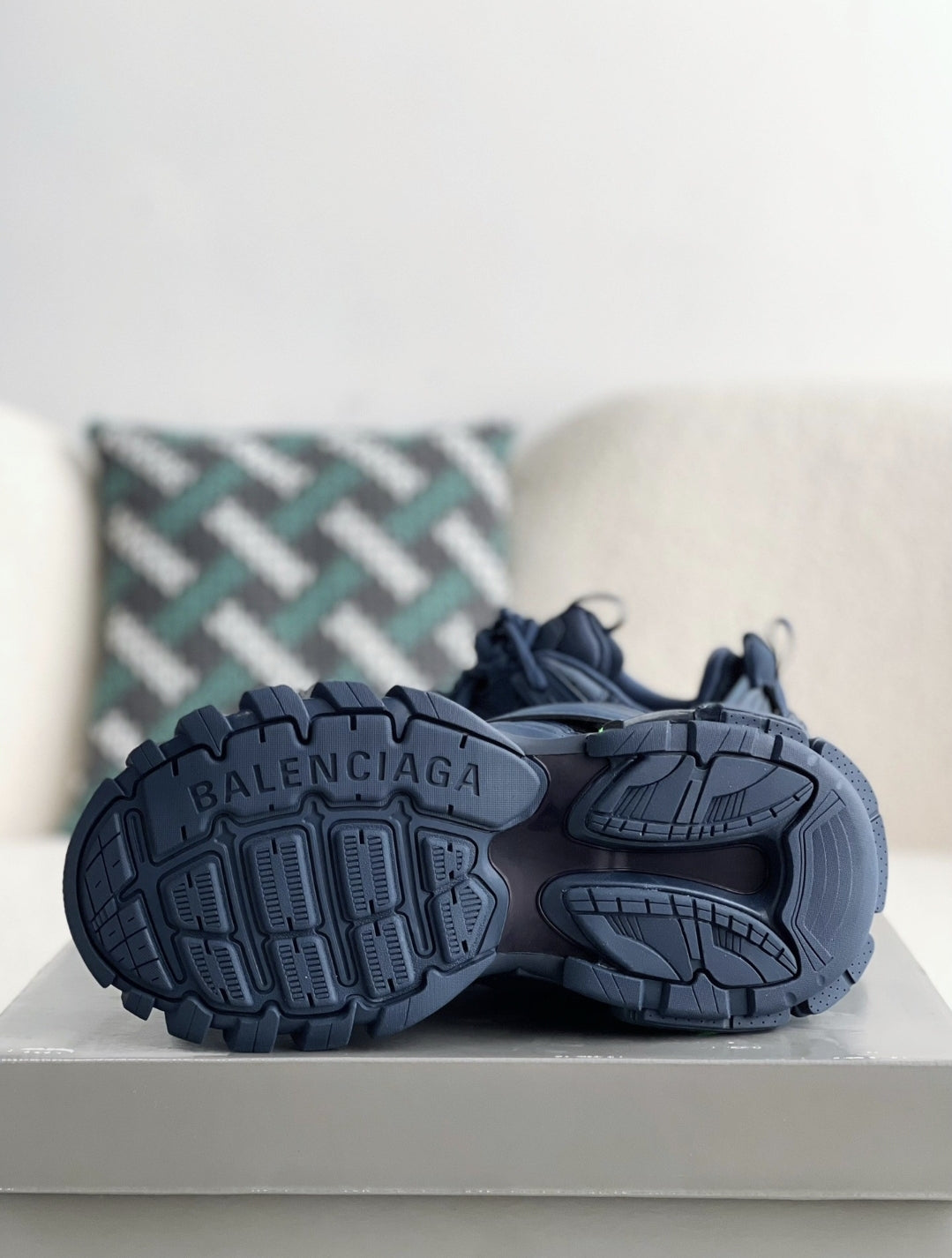 Balenciaga Track Sneaker LED – Marine Blue / Navy CUSTOM