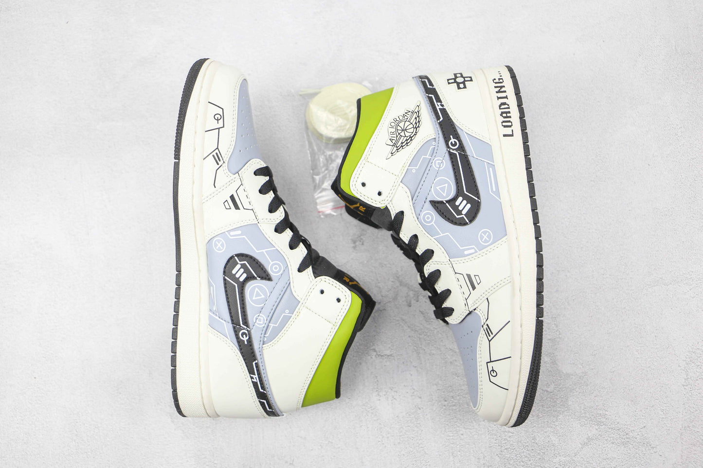 Custom Air Jordan 1 Mid 554725 170 SneakerNational
