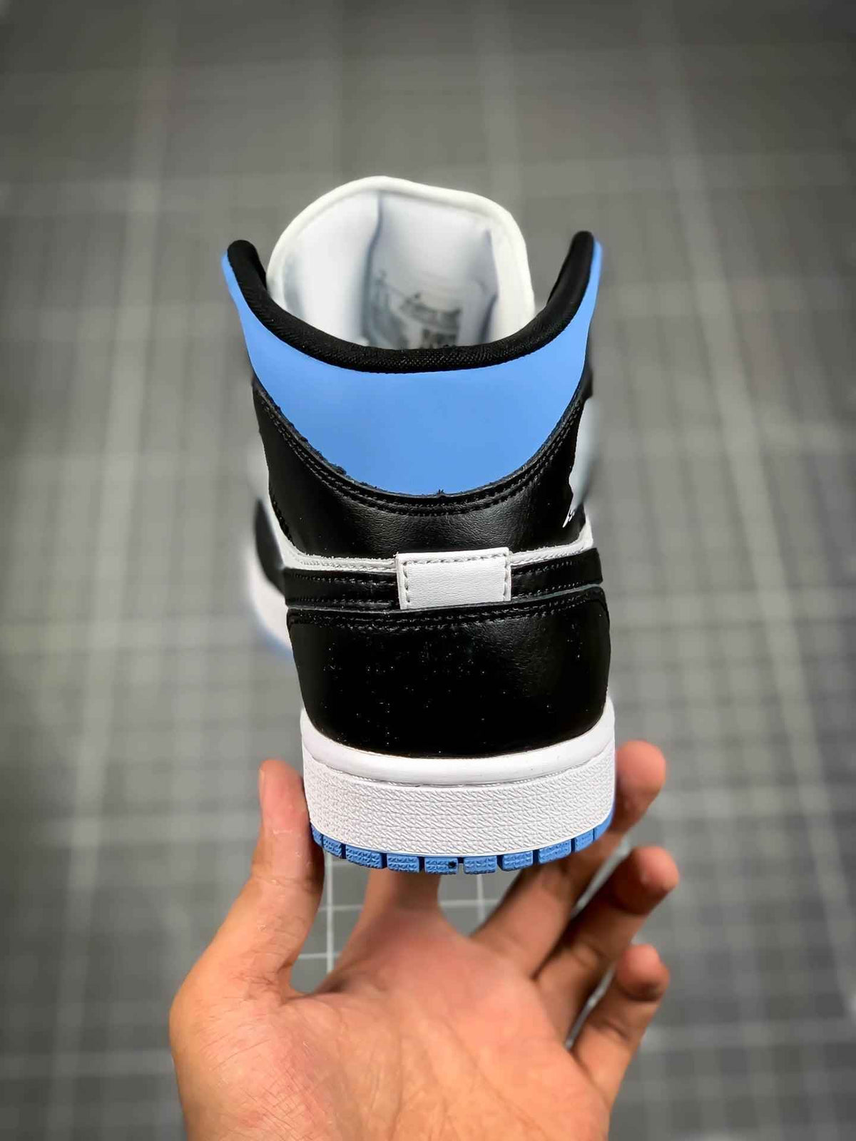 Custom Air Jordan 1 Mid AJ1 554724-117 SneakerNational