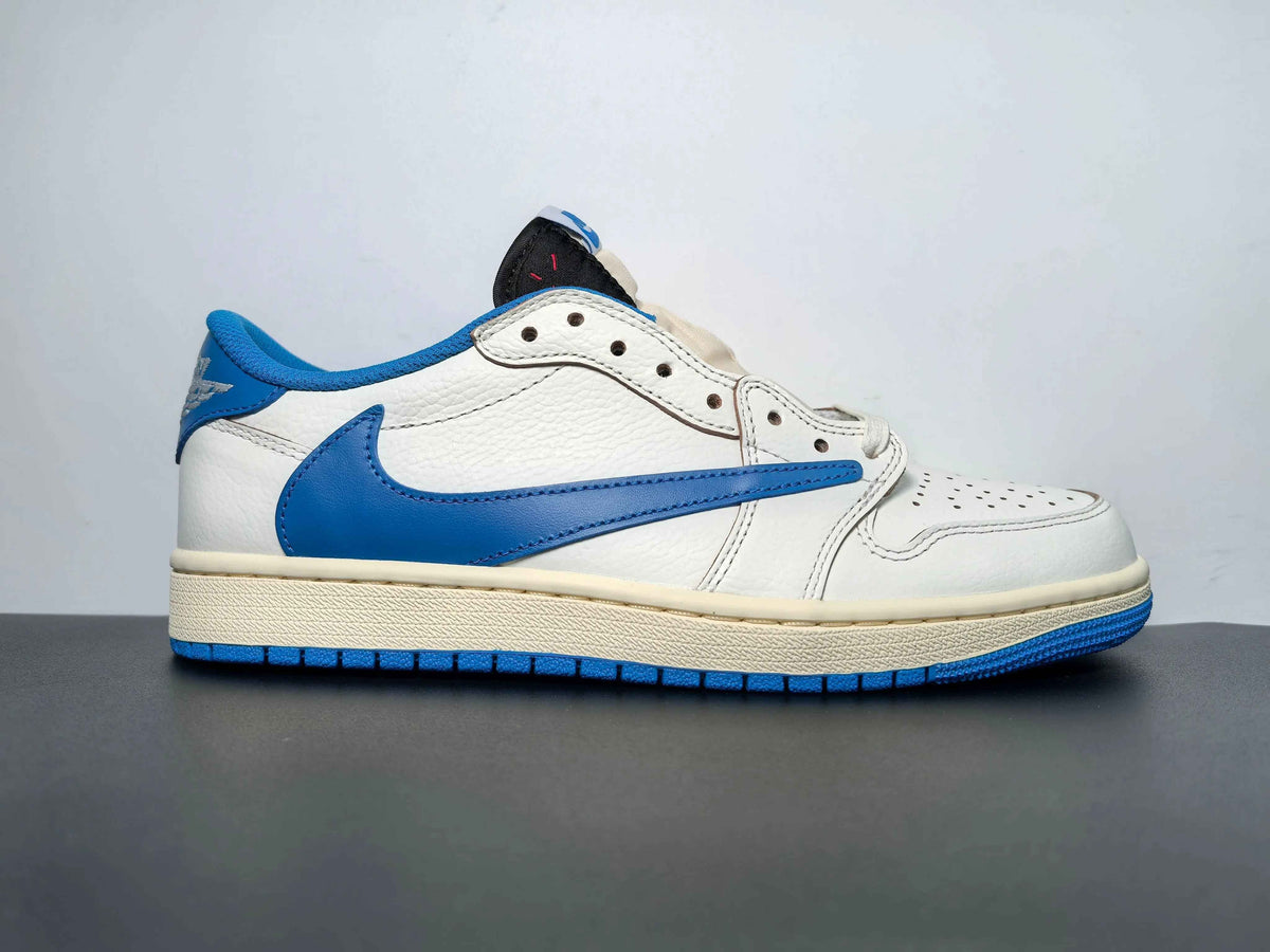 Custom Air Jordan 1 x Travis Scott x Fragment Design DM7866-104 SneakerNational