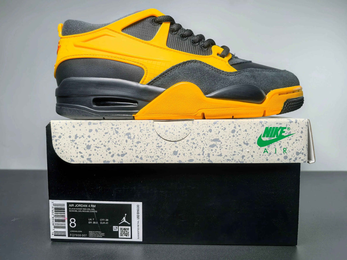 Custom Air Jordan 4 Bruce Lee RM FQ7939-007 SneakerNational
