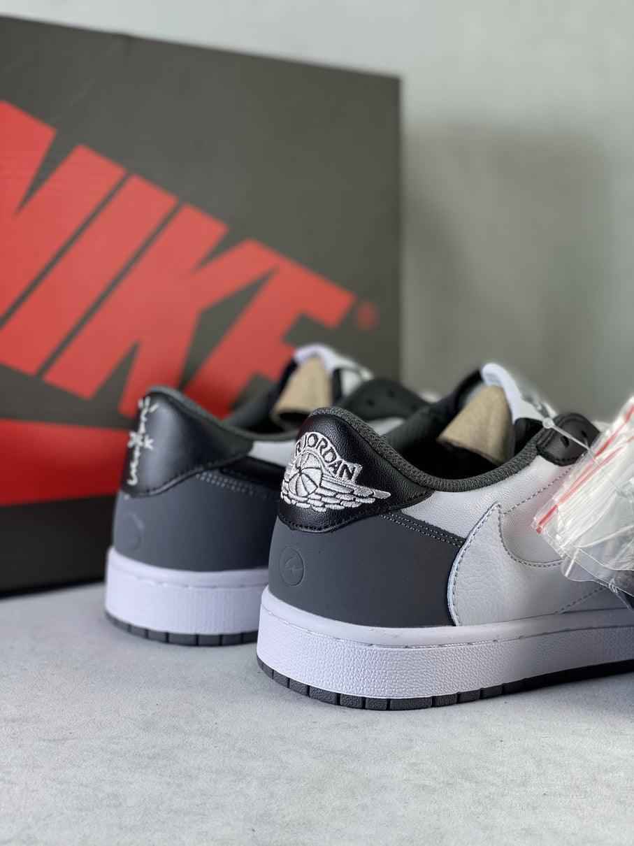 Custom Fragment x LV TS x Air Jordan 1 Low Reverse Mocha SneakerNational
