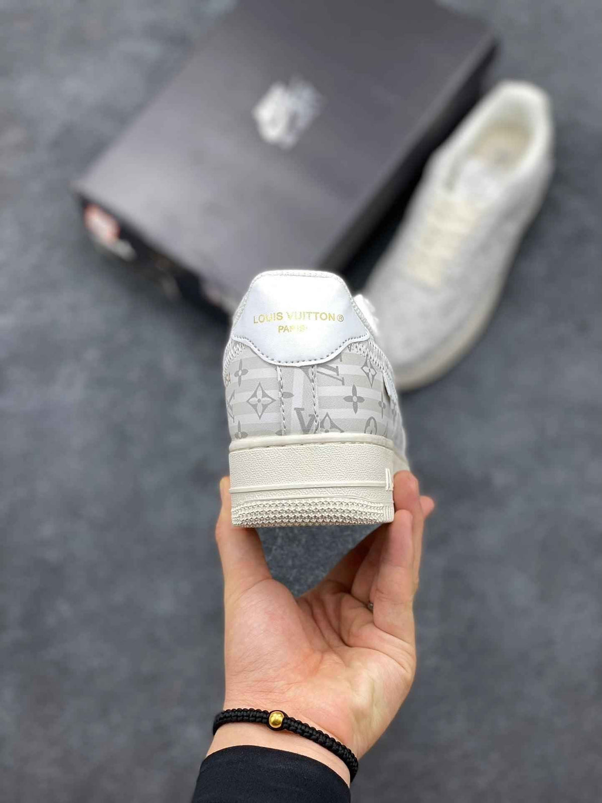 Custom LV x Off-wht x NK Air Force 1 1A9V9E SneakerNational