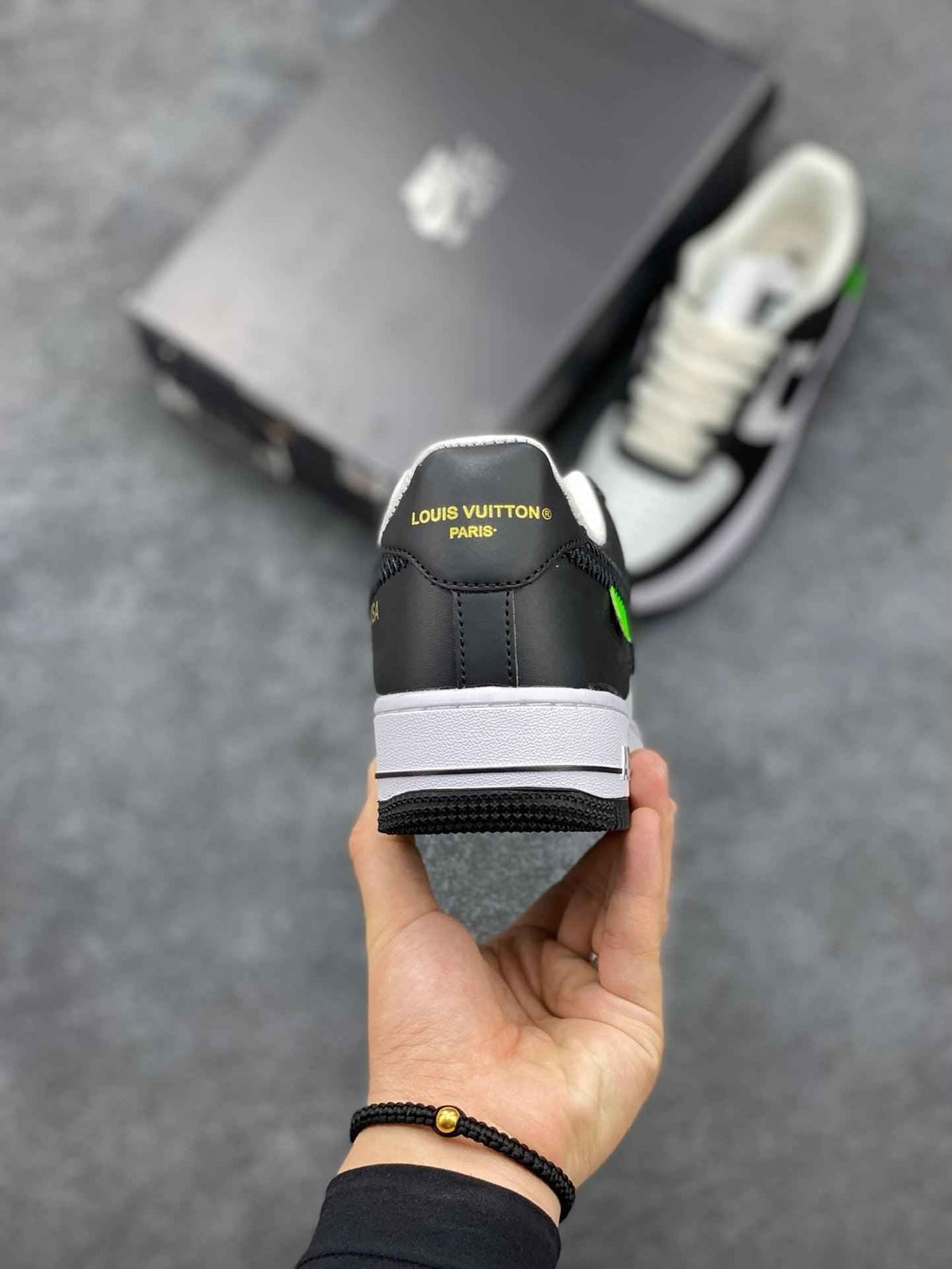 Custom LV x Off-wht x NK Air Force 1 SneakerNational