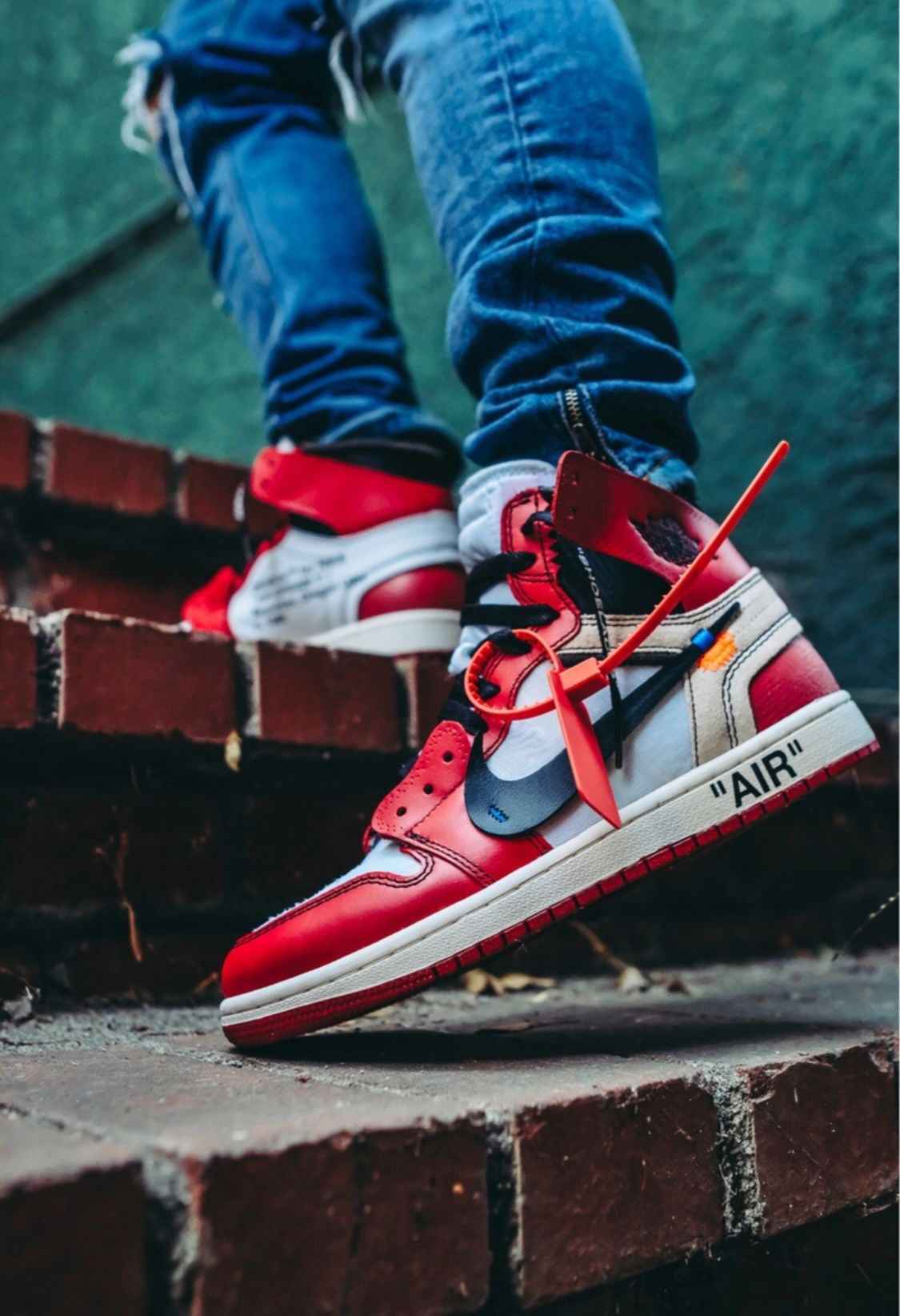 Custom Air Jordan 1 OFF-White Chicago Sneakers SneakerNational