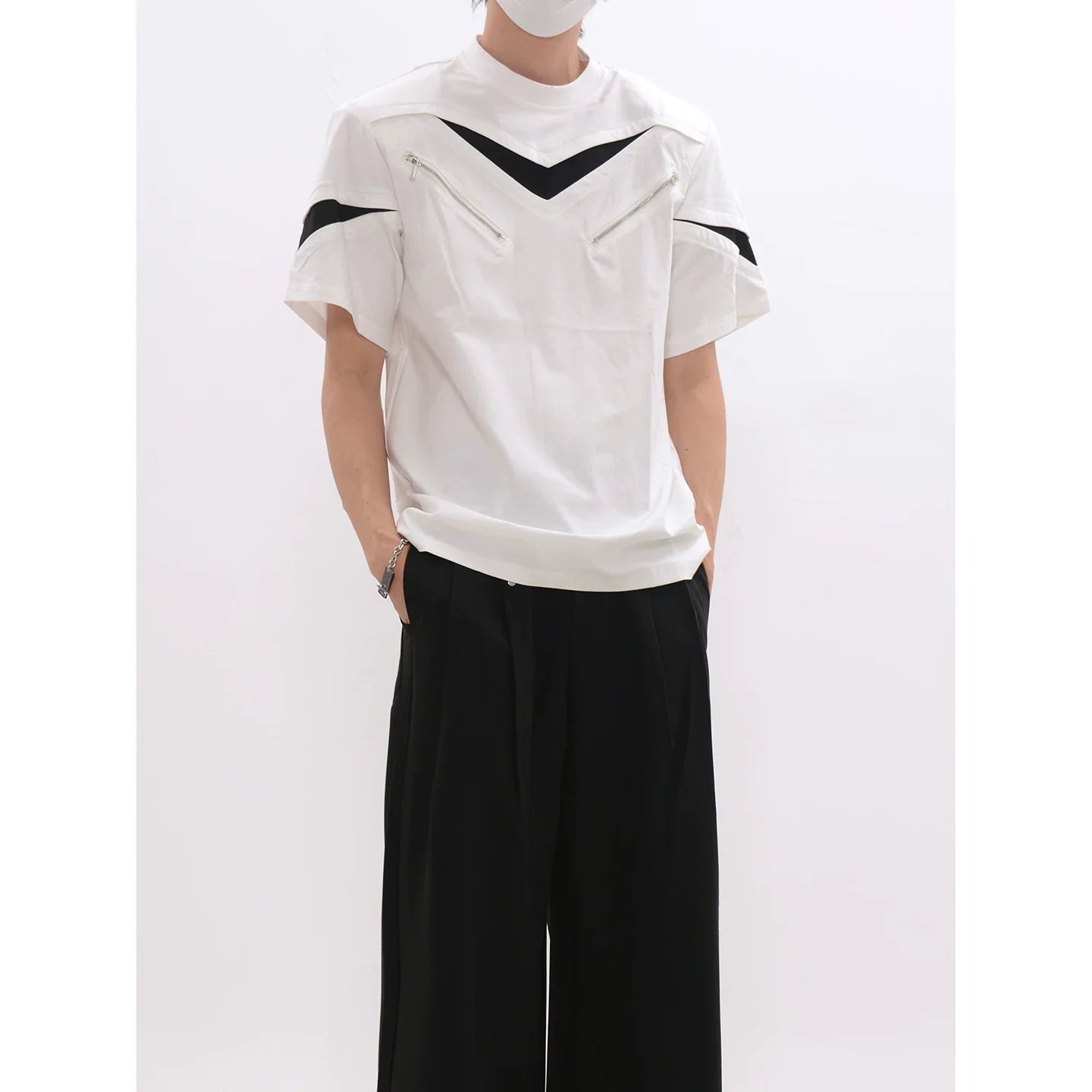 Vector Zip Panel Tee