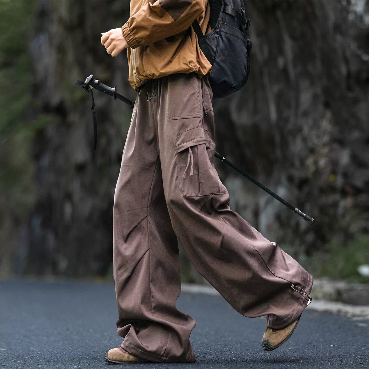 Glacier Trail Quick-Dry Wide-Leg Cargo Pants