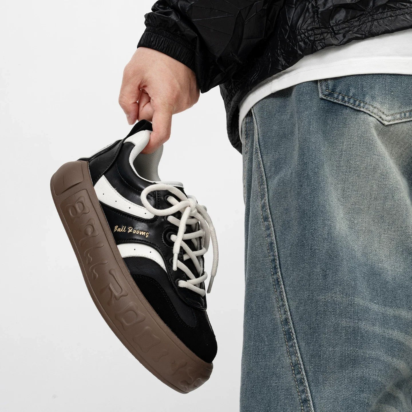 Sandstone Block Sole Sneakers