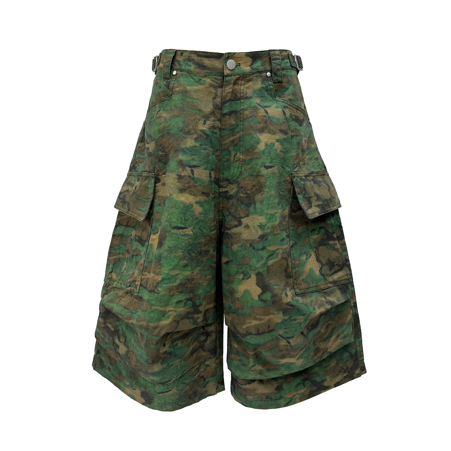 Timberfall Tiered Camo Cargo Shorts