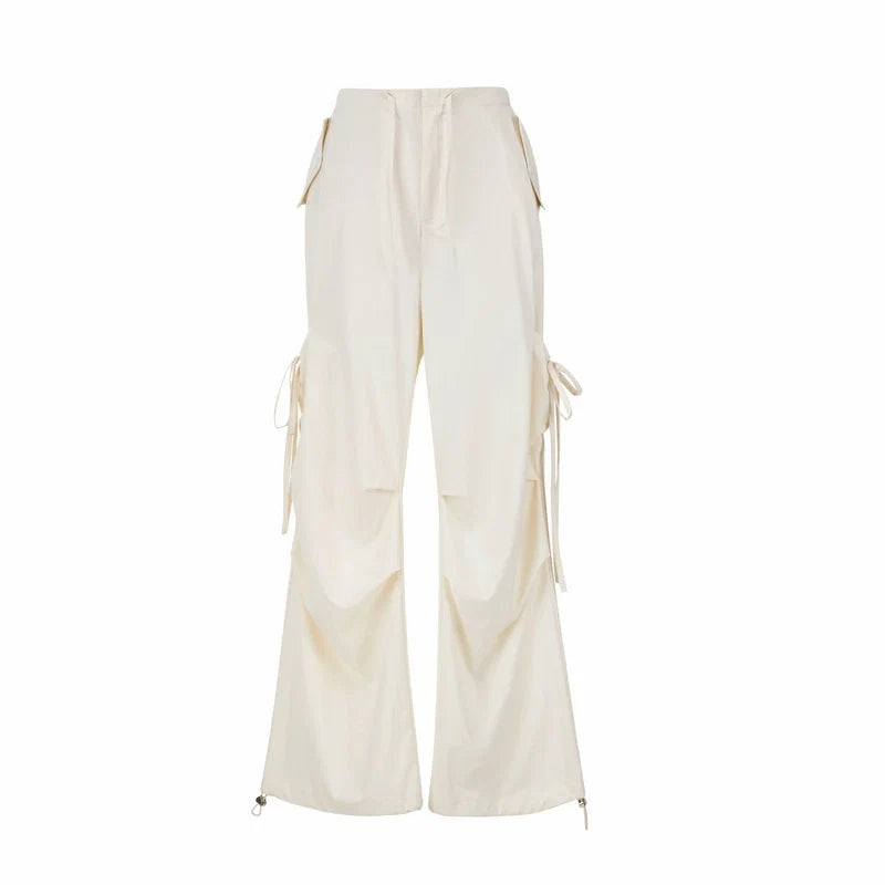 Side-Tie Cargo Pants