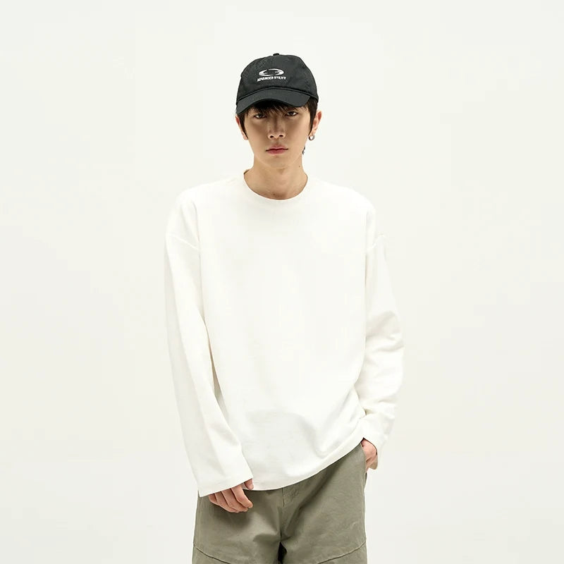 Long-Sleeve Crew Neck T-Shirt