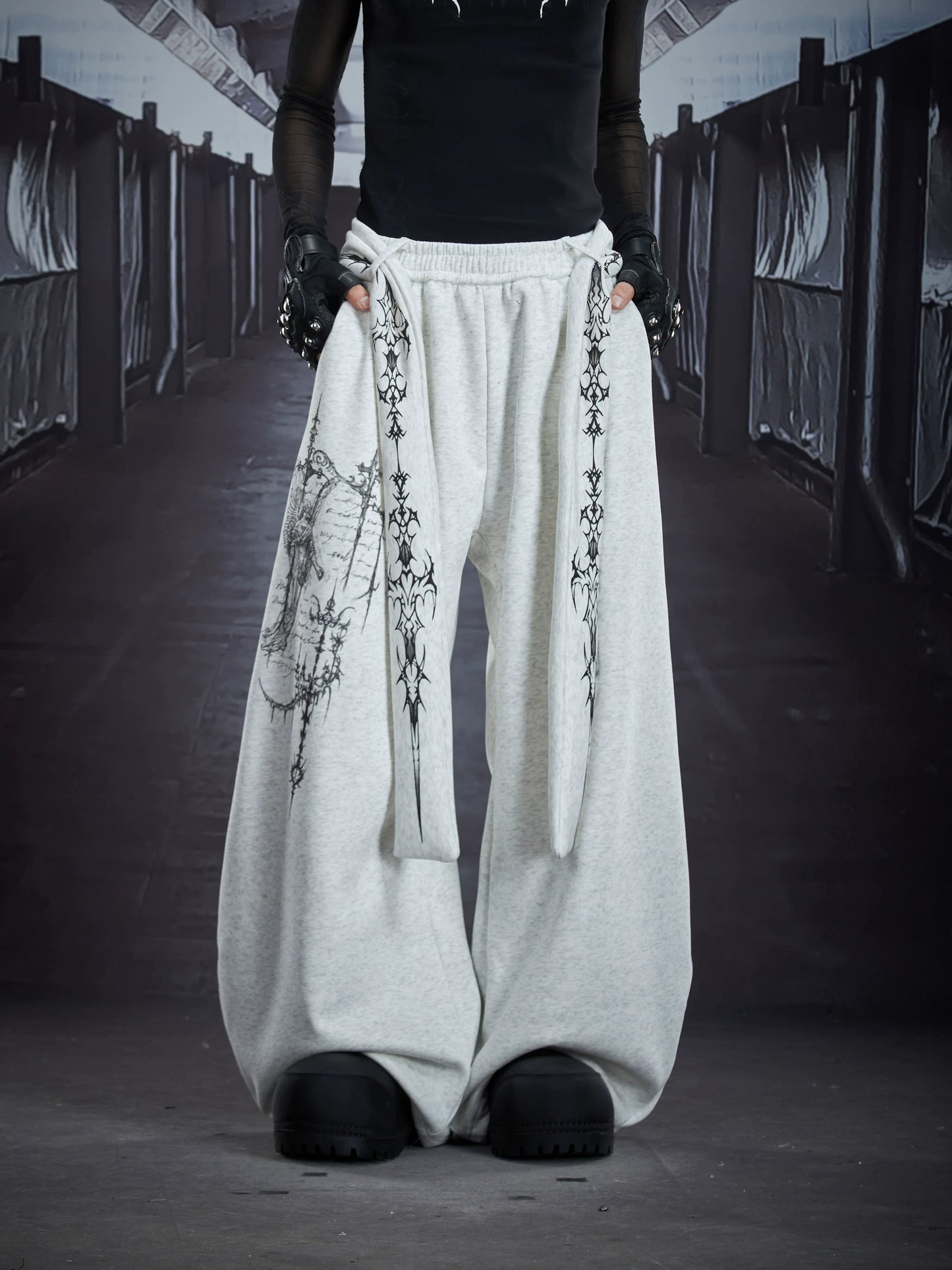 Nocturne Sigil Drape Cargo Pants