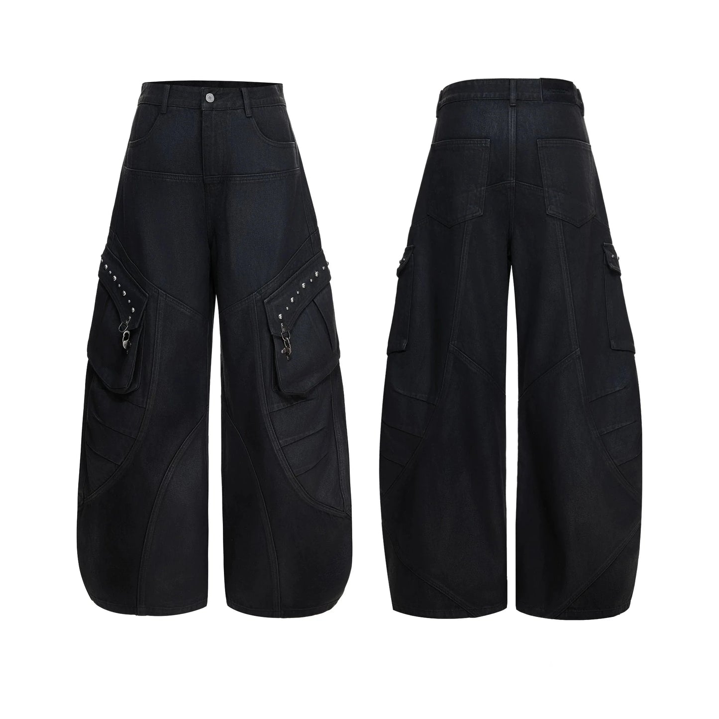 Gravemarch Cargo Balloon Pants: Dystopian Streetwear Redefined