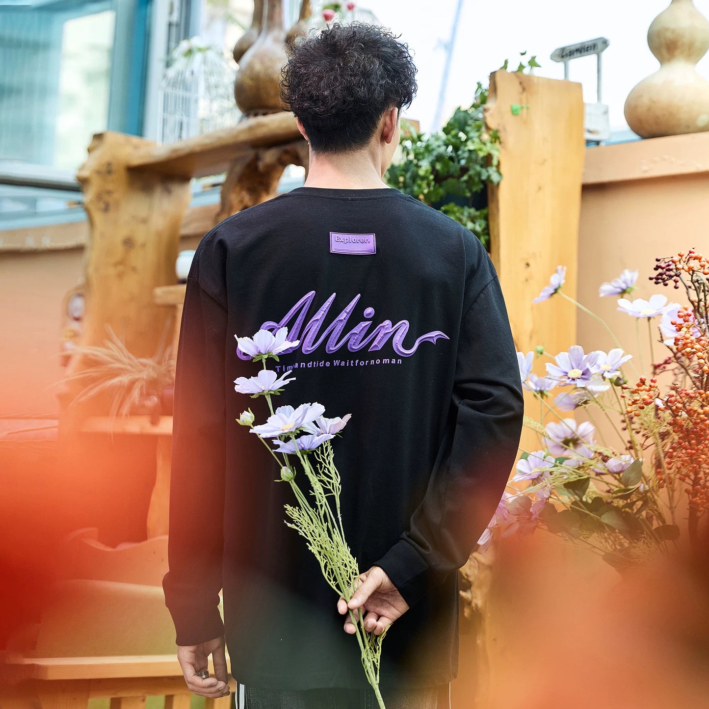 Alpine Script Graphic Long Sleeve Tee