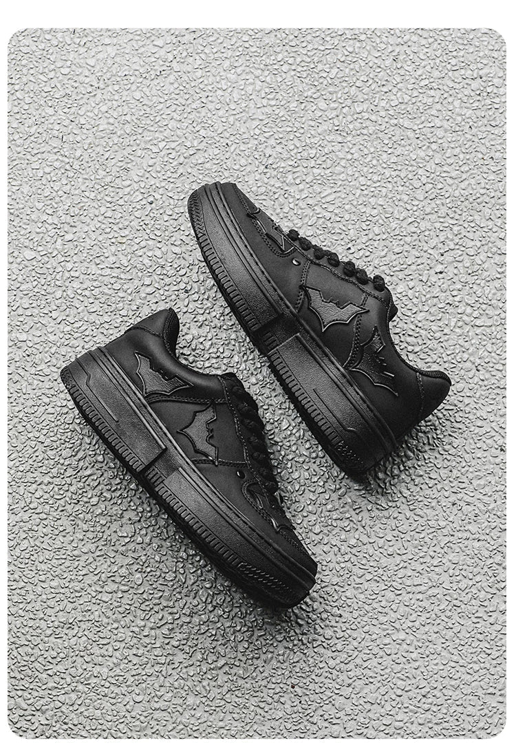 Nightwing Bat Crest Platform Sneakers - Skipkicks