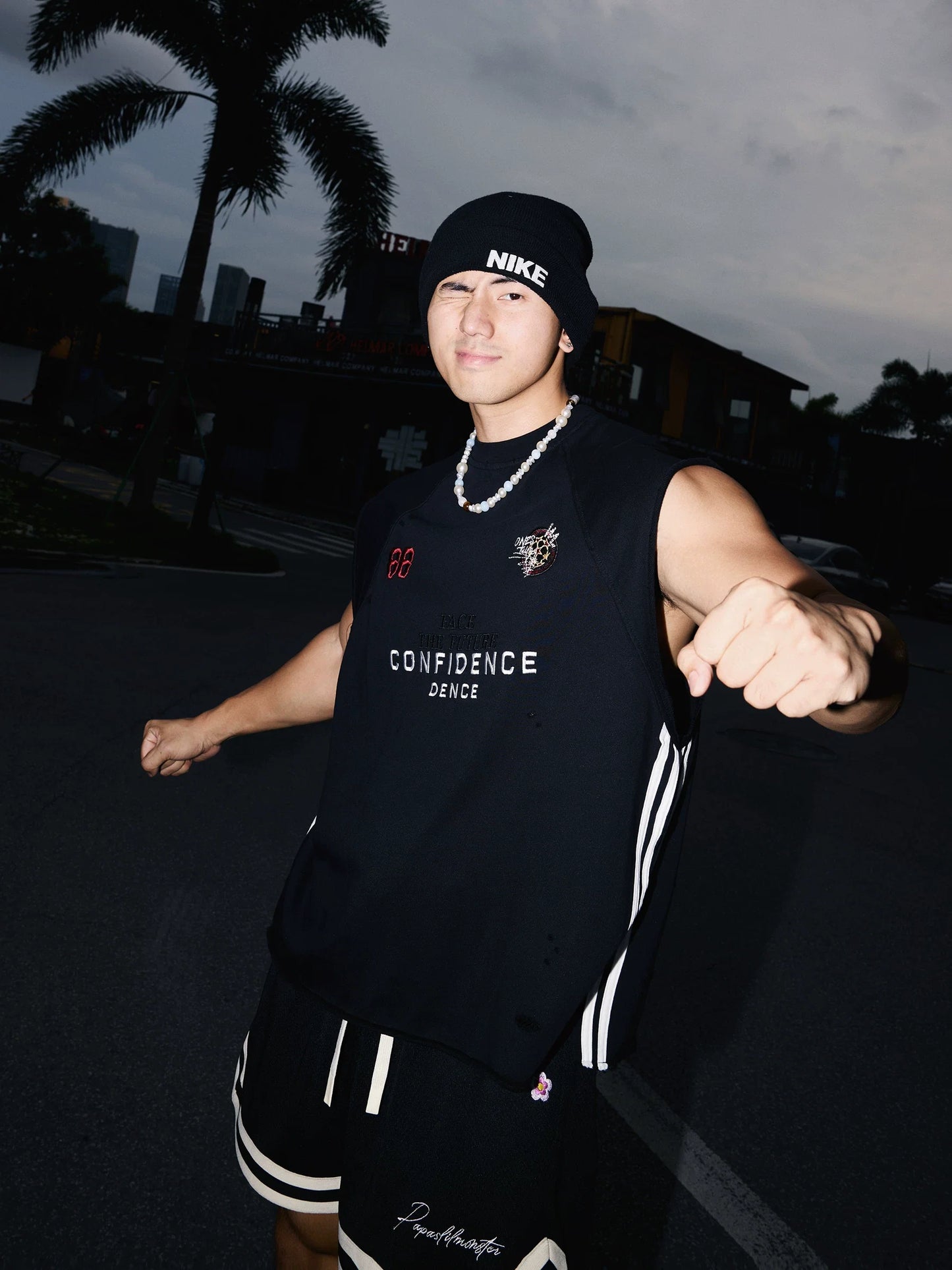 Midnight Confidence Sleeveless Training Tee