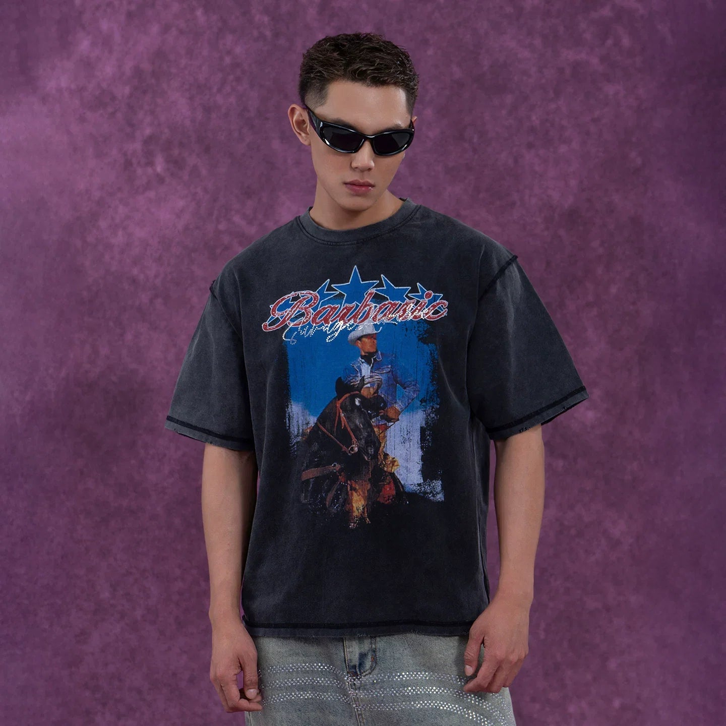 Barbaric Rodeo Vintage Wash Graphic Tee