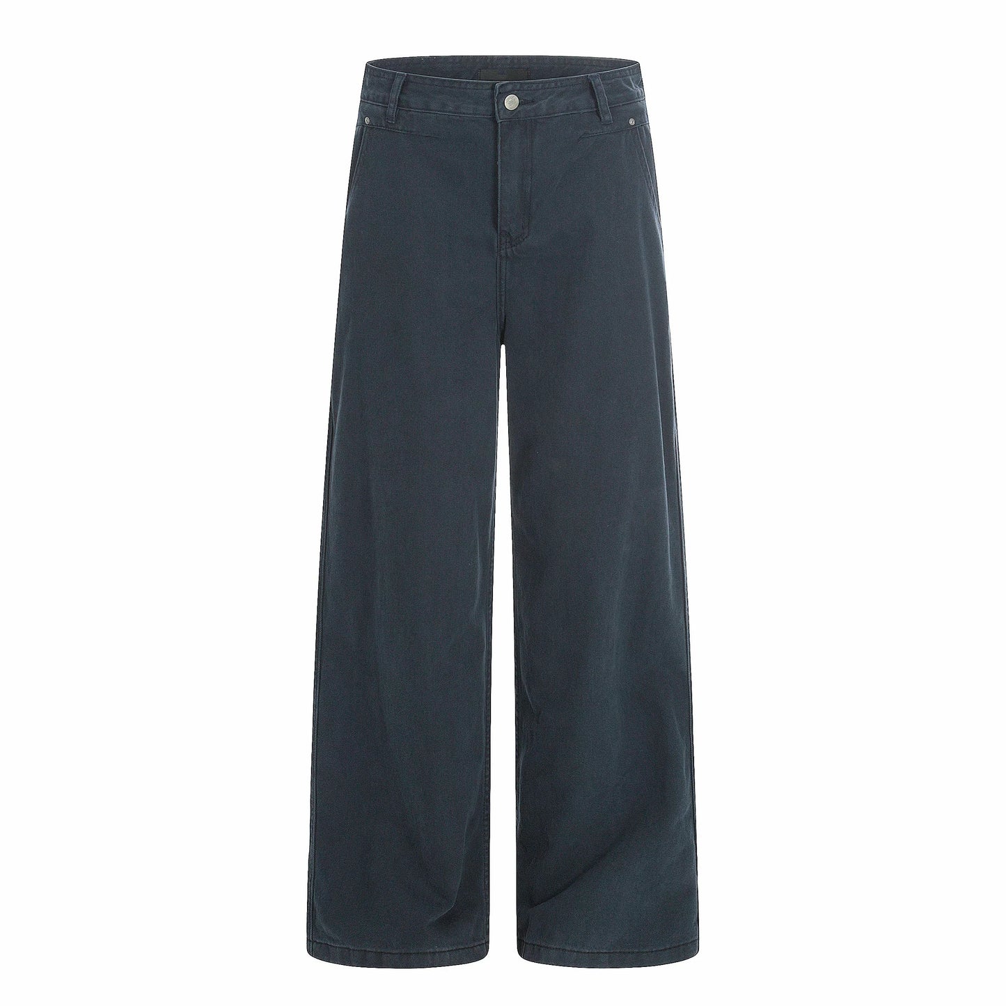 Harbor Cargo Wide‑Leg Canvas Pants