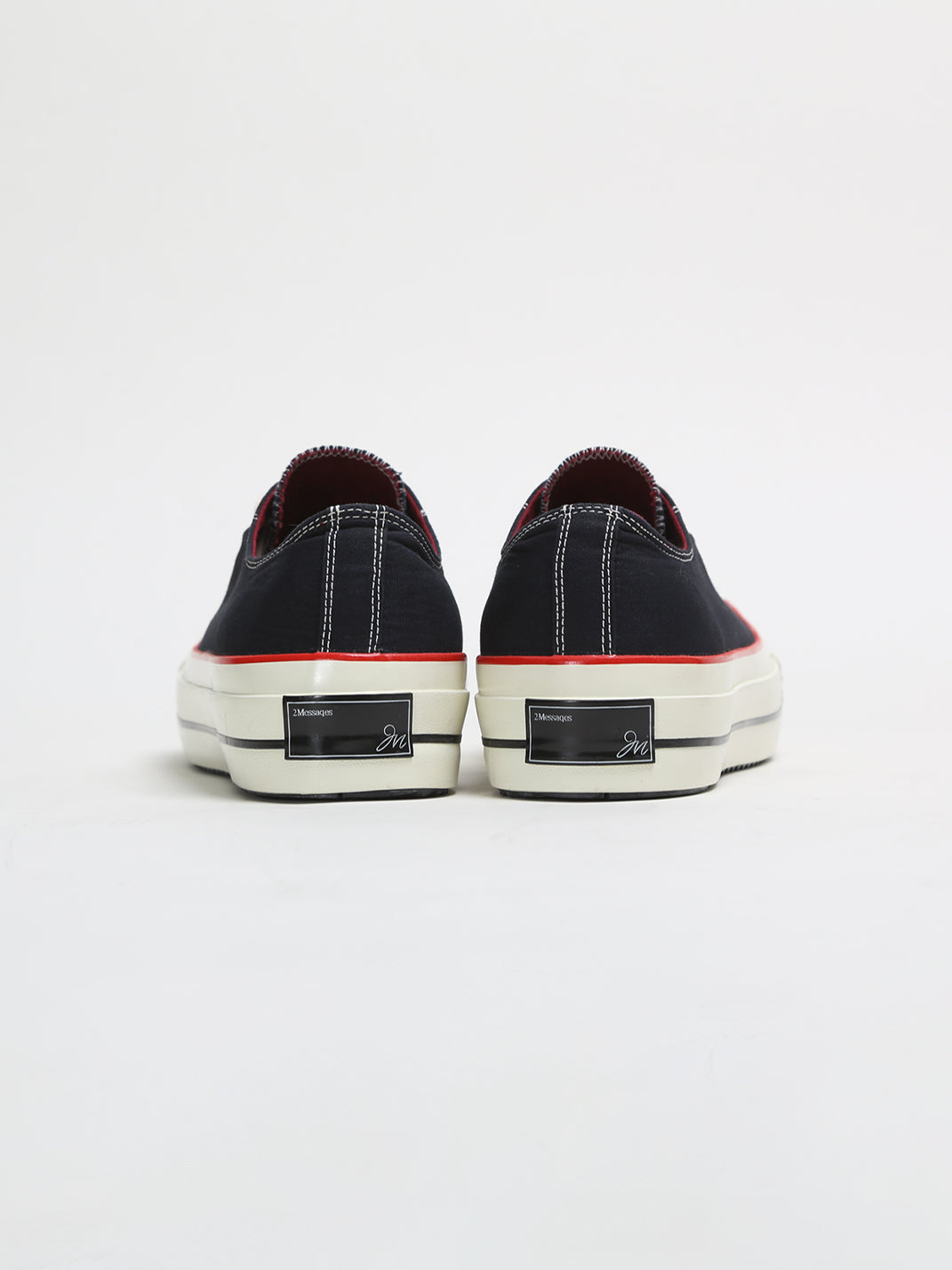 Black Bat Print Platform Canvas Sneakers