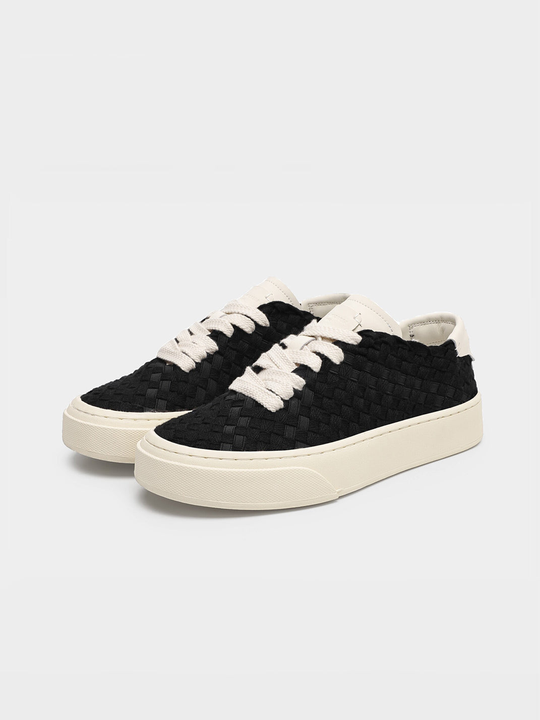 Woven Texture Platform Sneakers - Skipkicks