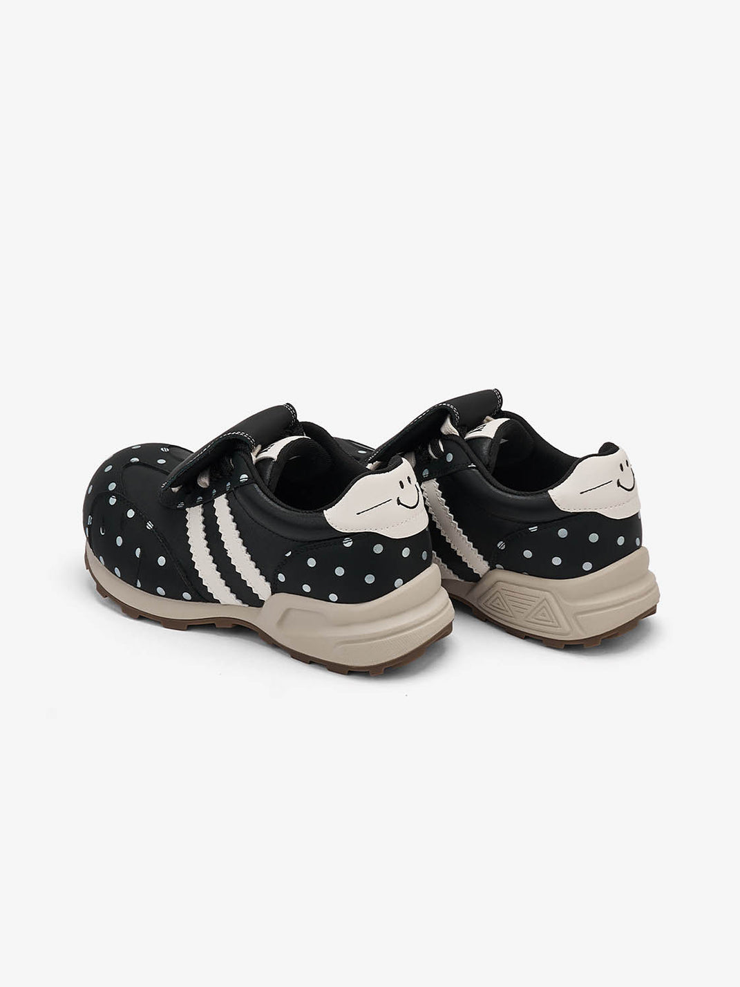Black Mushroom Polka-Dot Casual Sneakers - Skipkicks