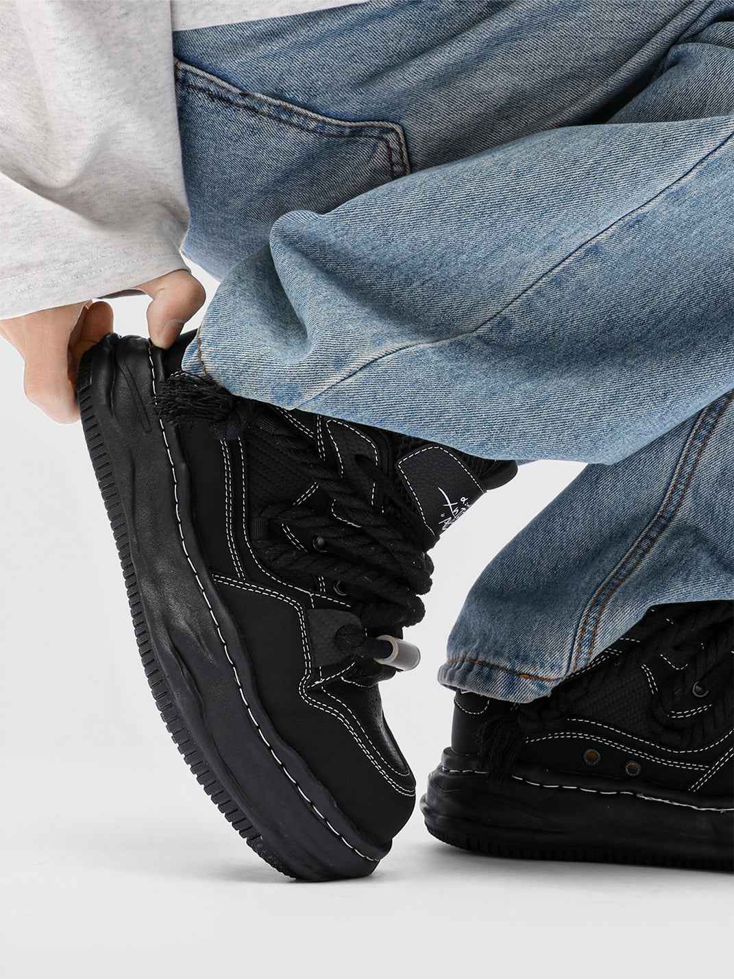 7CM Wavy Platform Sneakers