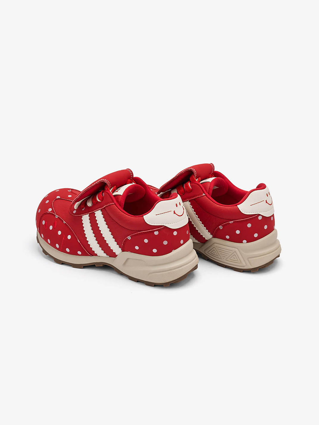 Black Mushroom Polka-Dot Casual Sneakers - Skipkicks