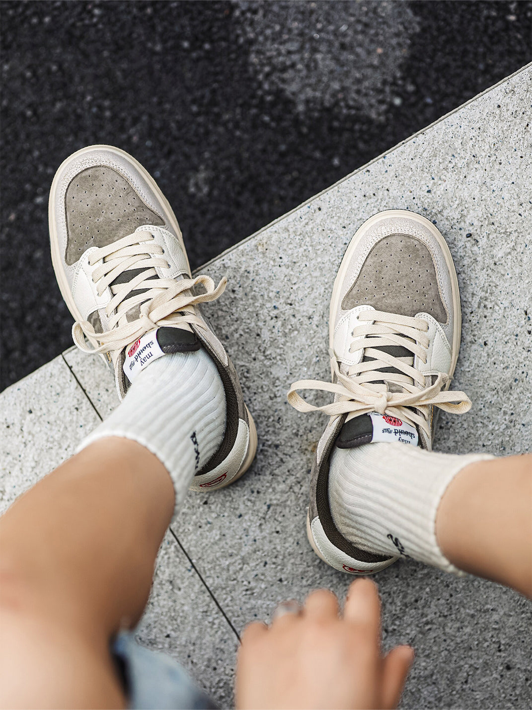 Worn-In Suede Leather Sneakers - Skipkicks