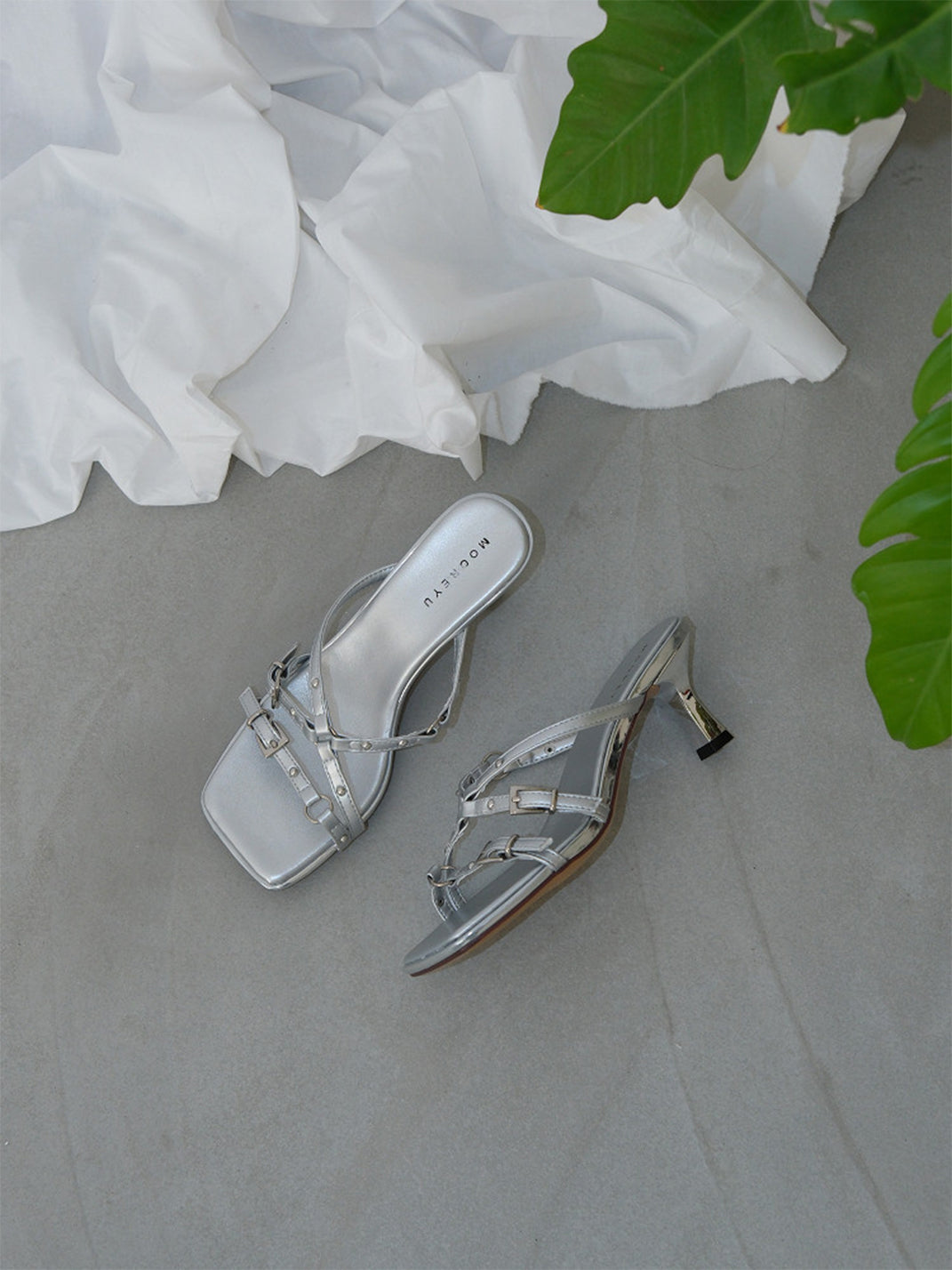 Black Open-Toe Heeled Sandals - Skipkicks