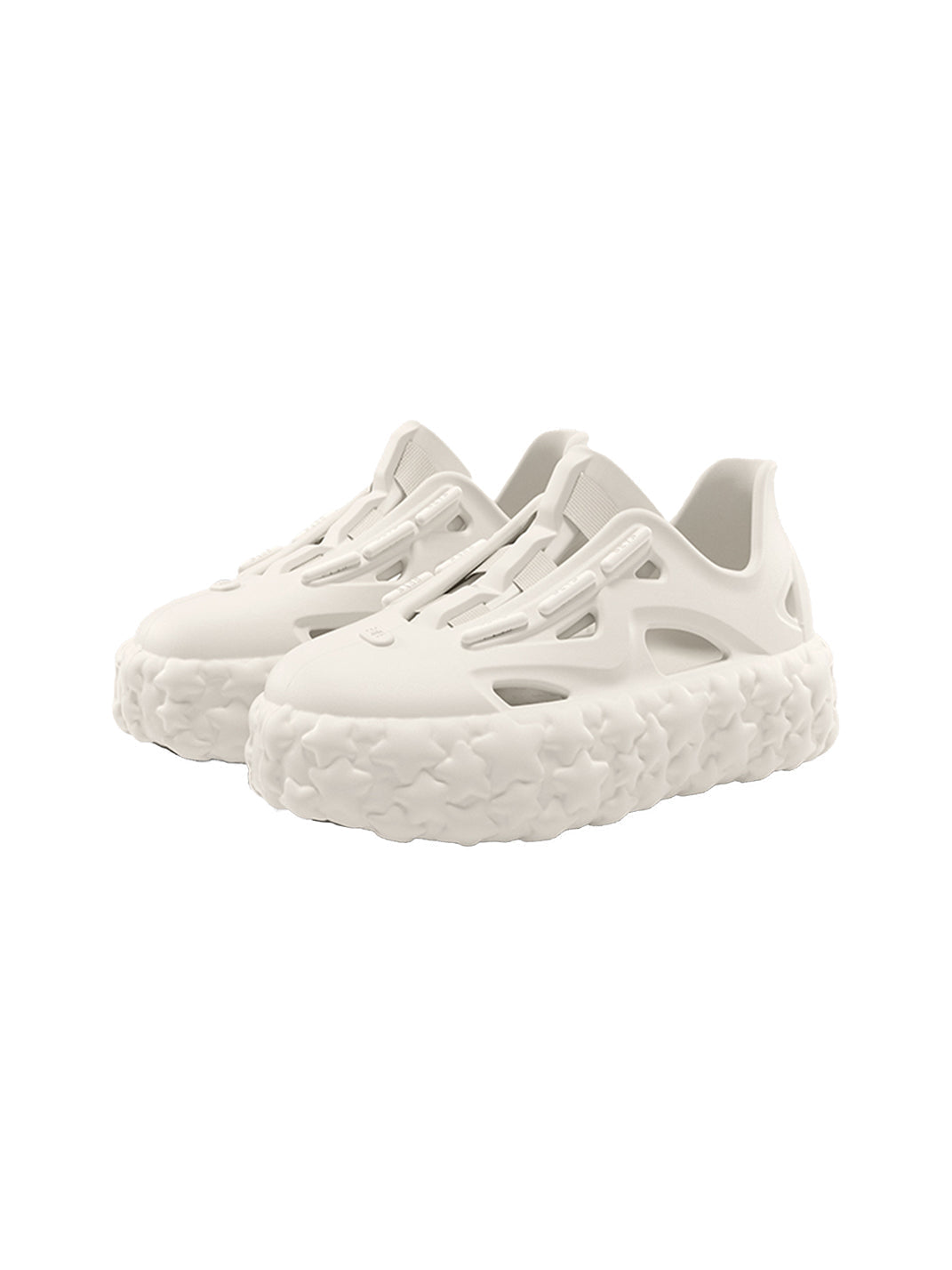Beige Lightweight Star Platform Sandals - Skipkicks