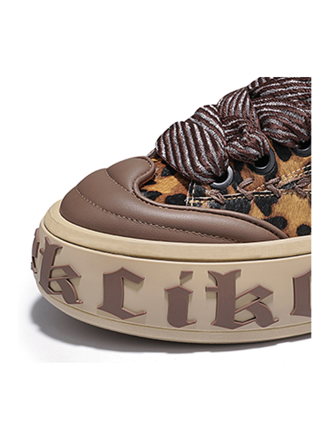 Leopard Animal-World Chunky Skate Sneakers - Skipkicks
