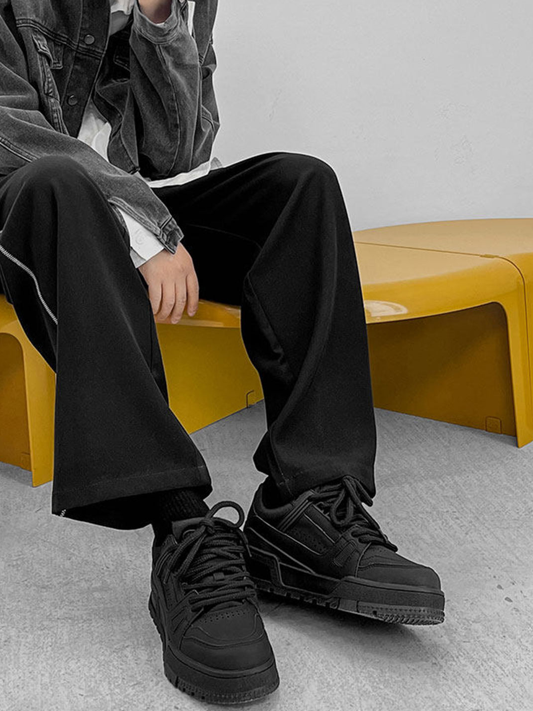 Minimal Chunky Platform Sneakers - Skipkicks