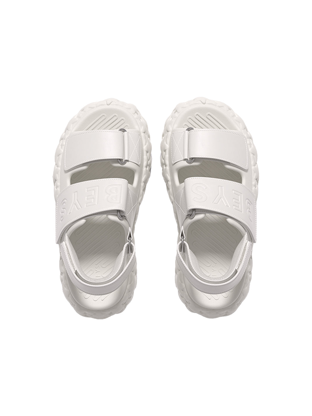 White Chunky Star Sandals - Skipkicks
