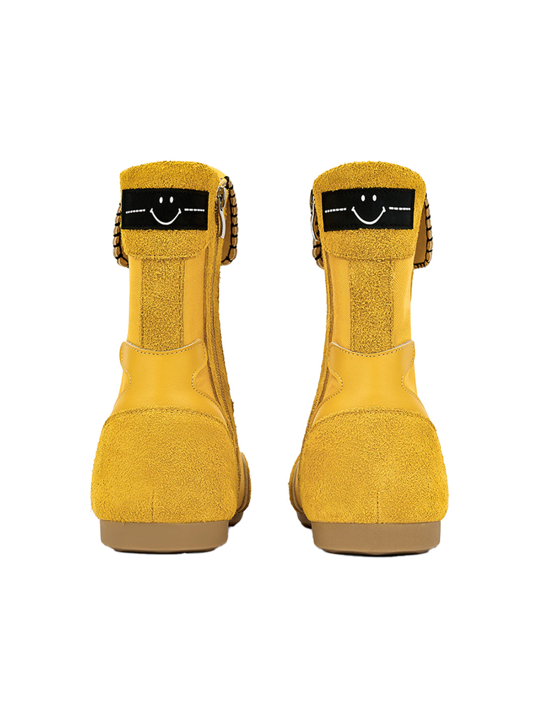 Yellow Chunky Boxing Mid Boots - Skipkicks