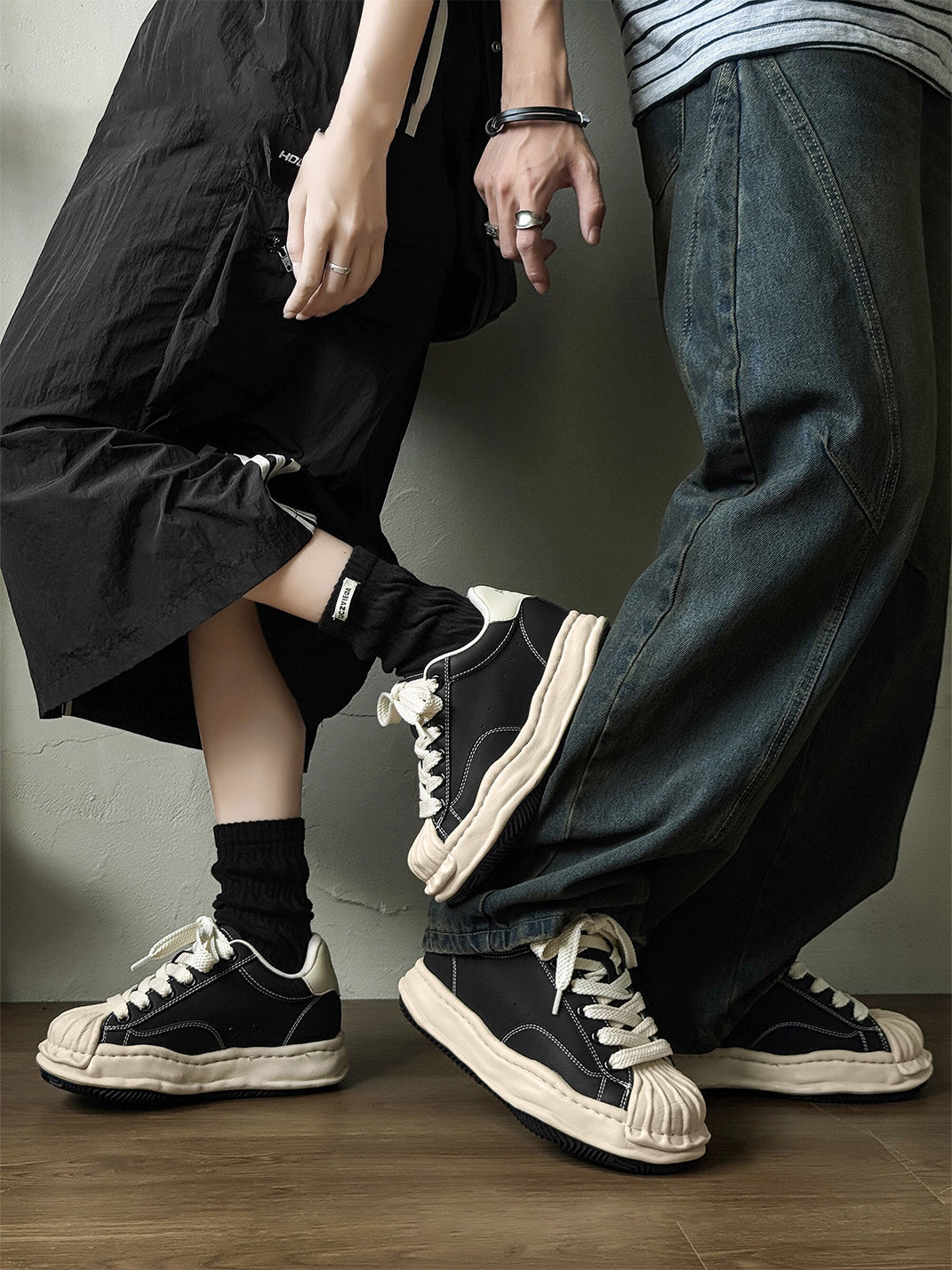 Sculpted Wave Platform Sneakers