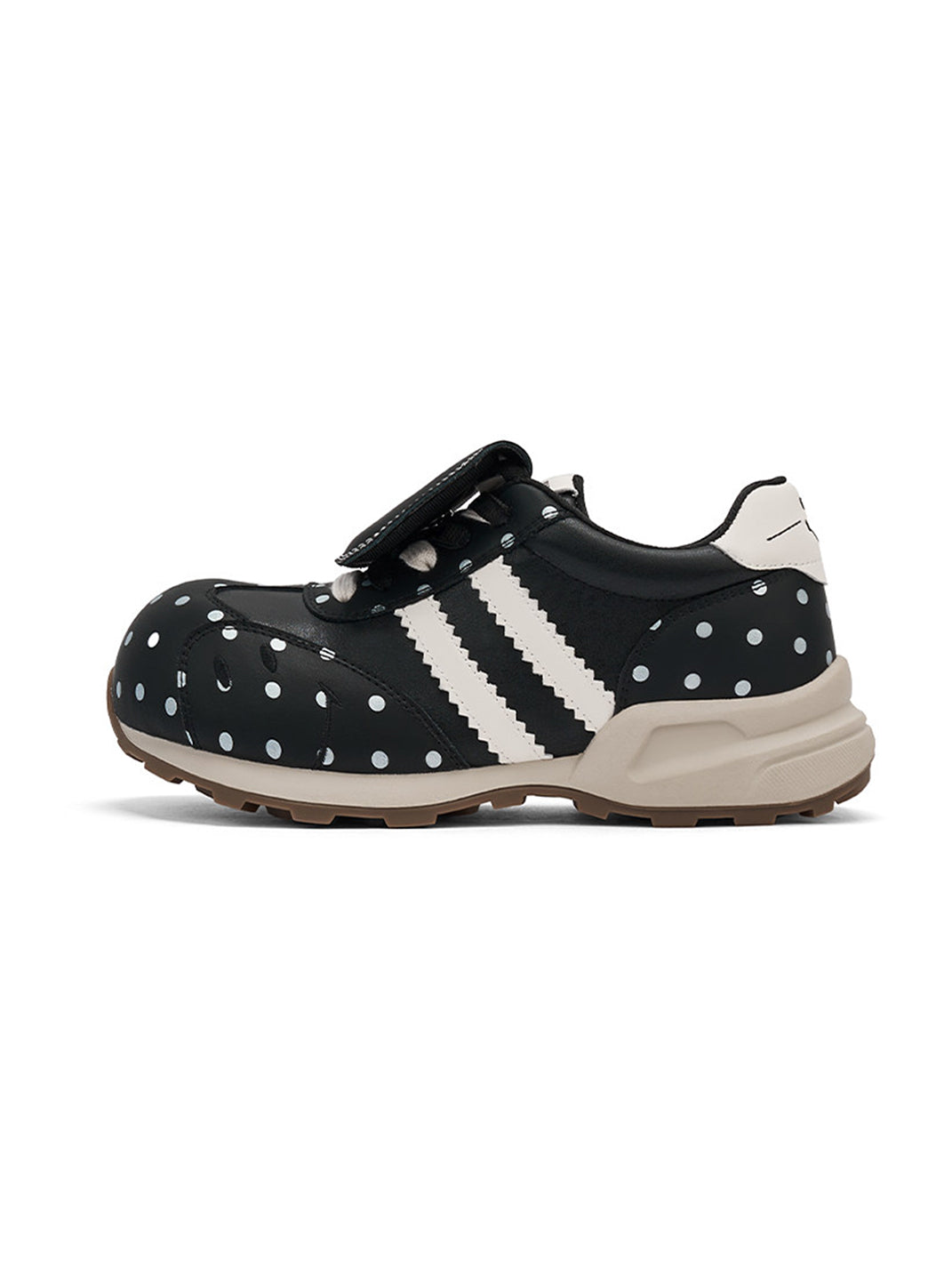 Black Mushroom Polka-Dot Casual Sneakers - Skipkicks