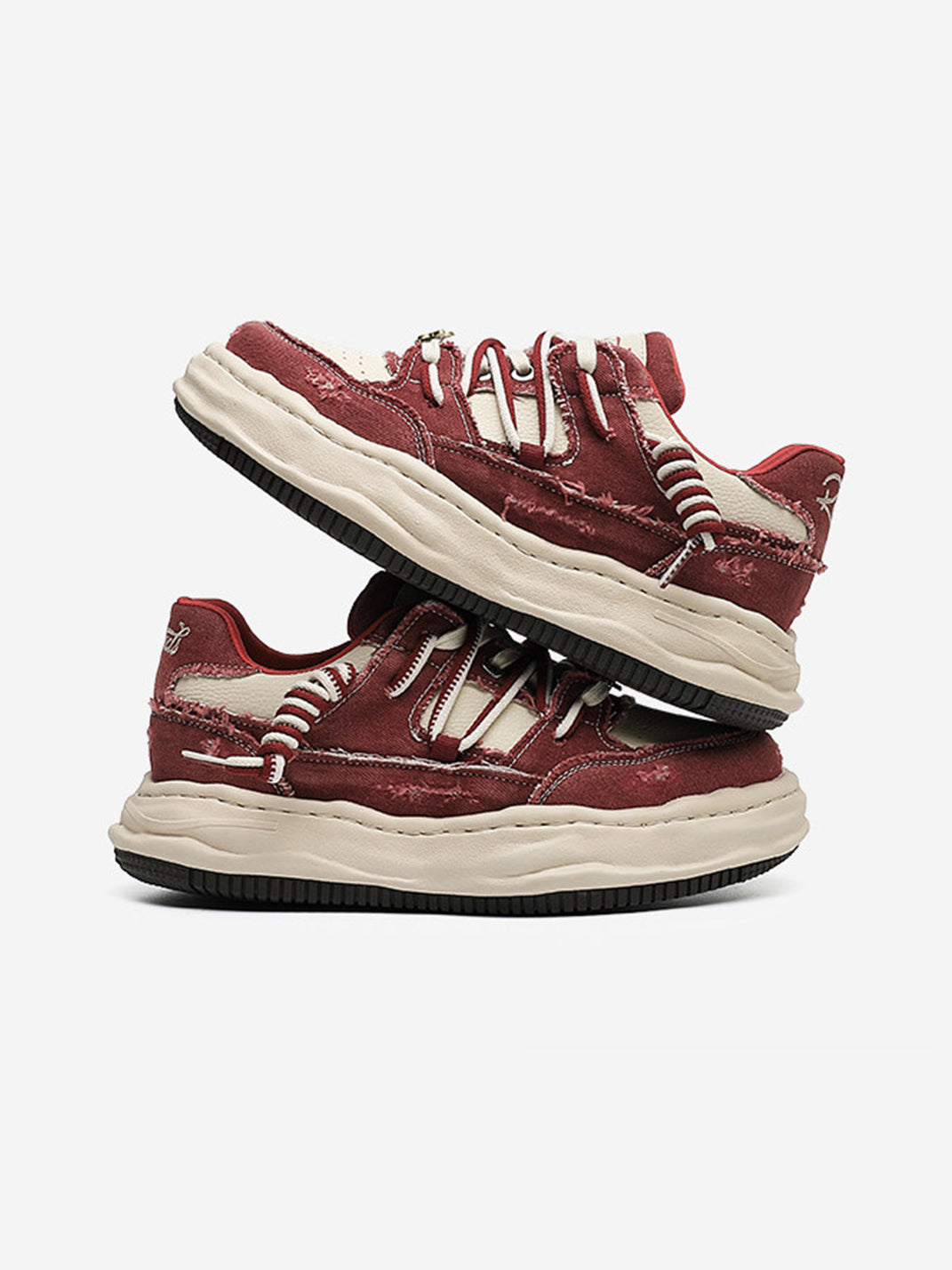 Vintage Wash Denim Sneakers - Skipkicks