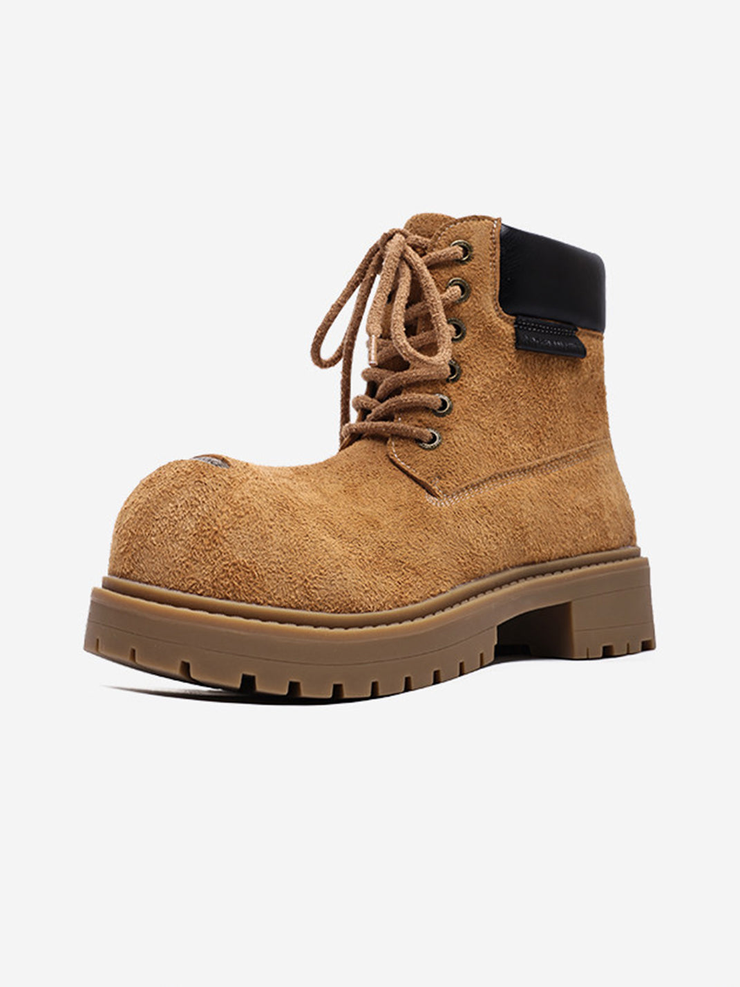 Round-Toe Utility Work Boots - Skipkicks
