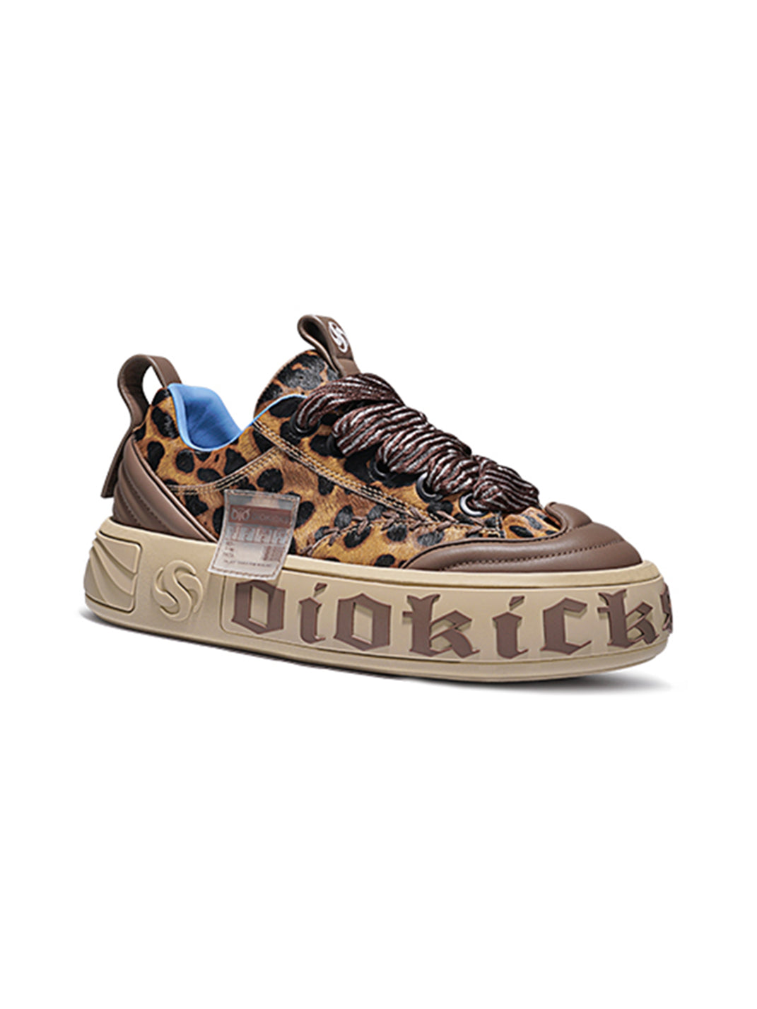 Leopard Animal-World Chunky Skate Sneakers - Skipkicks
