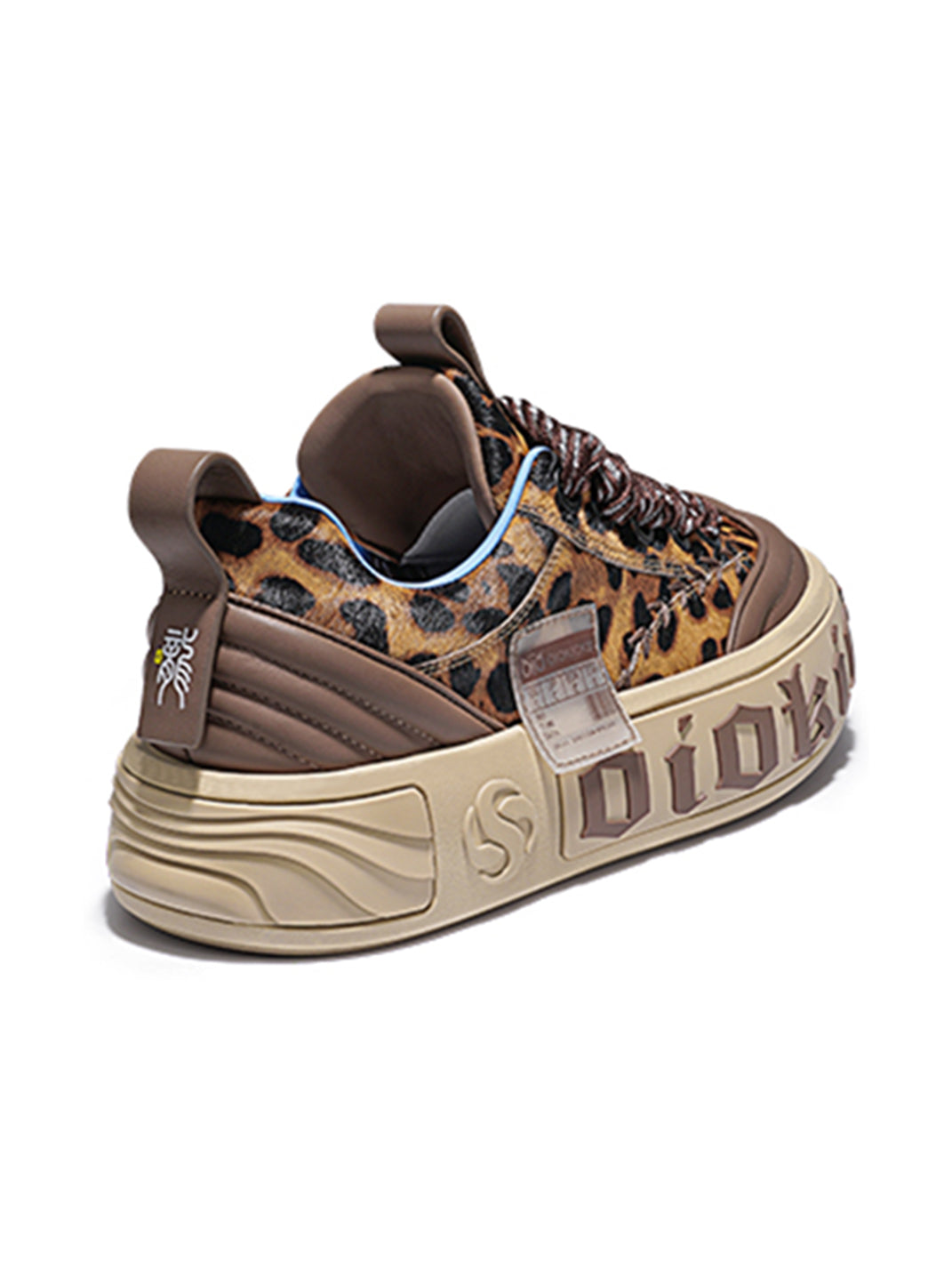 Leopard Animal-World Chunky Skate Sneakers - Skipkicks