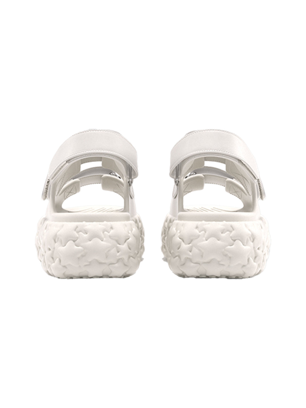 White Chunky Star Sandals - Skipkicks